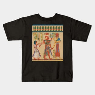 Ancient Egyptian Heiroglyphics Design 1 Kids T-Shirt